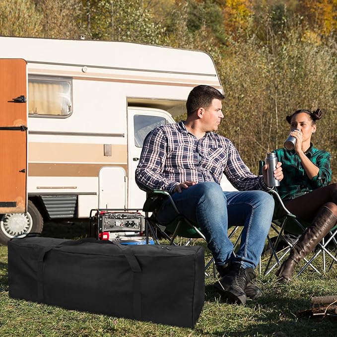 INFANZIA Duffel Travel Sports Equipment Bag, Long Luggage Bag with Upgrade Zipper Water Resistant, Extra Large Foldable Storage Bag for Camping, Tent, Tripod, Fishing(41x10x14 inch,1PCS)