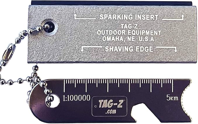 Magnesium Fire Starter - Camping Fire Starter - Outdoor Military Fire Starter - Ferro Rod Firestarter