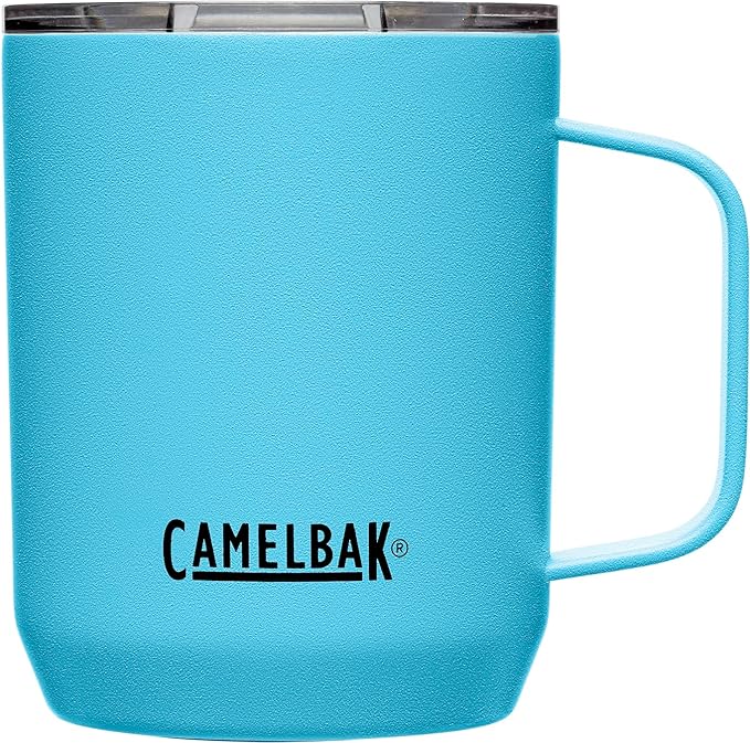 CamelBak Horizon 12oz Camp Mug - Insulated Stainless Steel - Tri-Mode Lid - Nordic Blue
