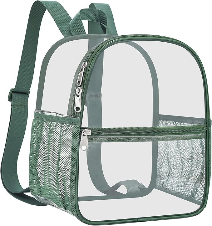 Oraben Clear Backpack for Stadium Events Stadium Backpack Waterproof 12x6x12 Clear Bag for for Concert Sport Work