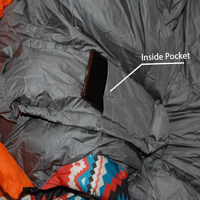 Sleeping Bag 39F-77F Lightweight Waterproof Sleeping Bags for Adults Spring Summer Fall Winter Mummy for Backpacking Camping Hiking Traveling and Home Use