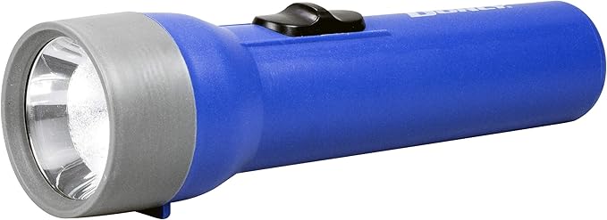Dorcy Basic 1D LED Long Run Time Flashlight, Assorted Colors, 41-2460 , Red