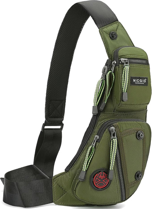 NICGID Sling Bag Chest Shoulder Backpack Crossbody Bags Casual Daypack for Men Women