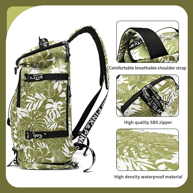 gym duffel bag backpack wrestling bag with shoe compartment 4 kinds of back method waterproof sports walking laptop