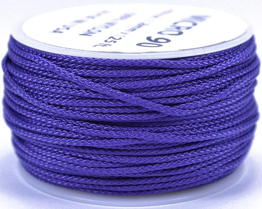 BORED? PARACORD! Nylon Micro Cord - 125 or 1000 Foot Spool Options - 70+ Colors and Patterns - 1.18mm Cord