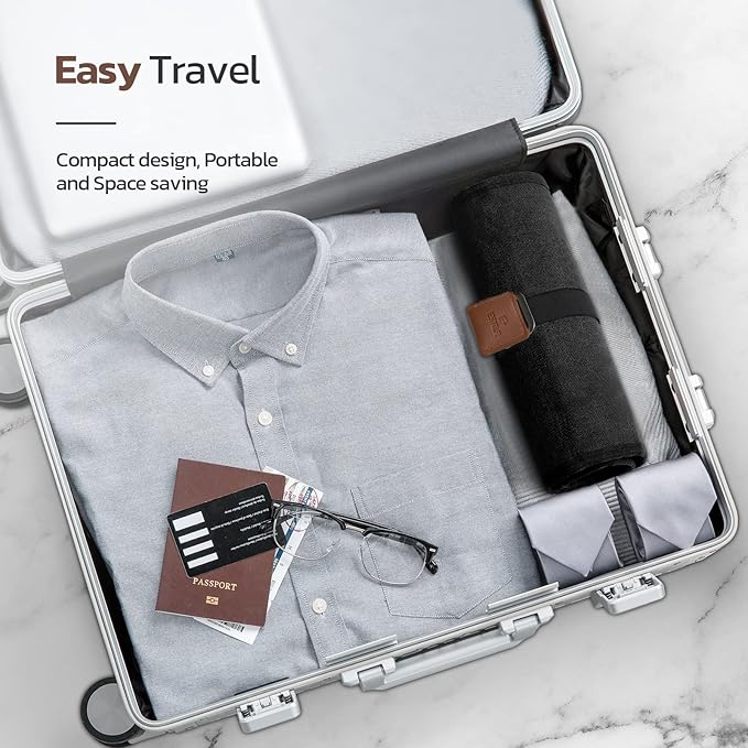 Toiletry Bag for Men, Travel Essentials Travel Toiletry Bag, Water-Resistant Compact Bathroom Roll Organizer for Hygiene, Shaving kit, Gifts for men
