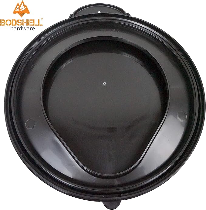 Portable Toilet Seat Lid for Emergencies and Camping - fits 5 Gallon Bucket (Lid Only)