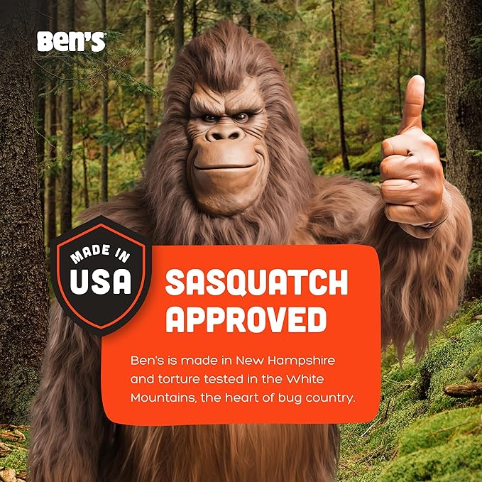 Ben's Adventure Formula - Tick & Mosquito Repellent for Up to 12 Hours of Protection - 20% Picaridin Bug Spray with EcoSpray Fine Mist Sprayer - Sweat-Resistant - 6 oz (3 Pack)