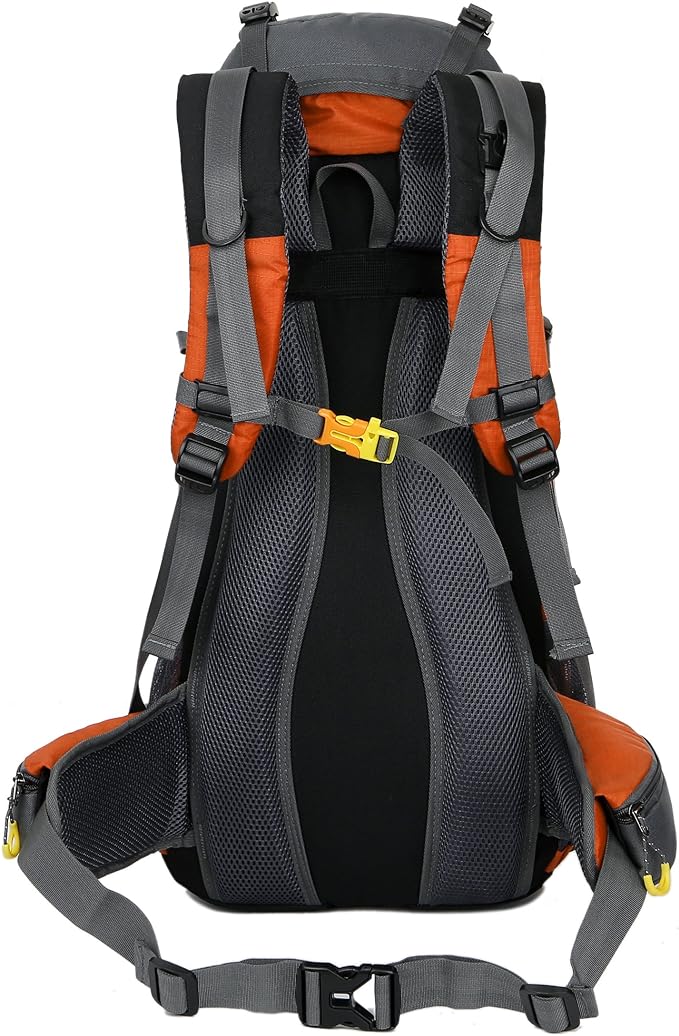 50L Hiking Backpack Men Camping Backpack with rain cover 45l+5l Lightweight Backpacking Backpack Travel Backpack