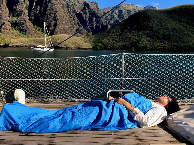 Hammock Bliss Sleep Sack - Travel and Camping Sleeping Sheet - Sleeping Bag Liner and Travel Pillow - Dream in Bliss