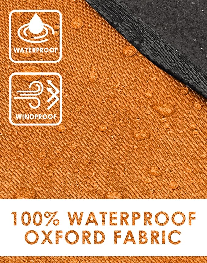 DUKUSEEK Hooded Outdoor Blanket, Extra Large (79"x 59") Waterproof Camping Blanket, Quilted Fleece, Warm, Windproof, Sand Proof, Portable and Wear-Resistant, for Sports, Picnic, Hiking, Travel…