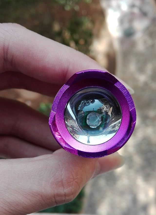 395 nm Ultra Violet UV Flashlight Blacklight, High Power LED 3 Mode 10 Yard Long Range UV Flashlight Blacklight, Pets Urine Detector, Stains, Odor Detector