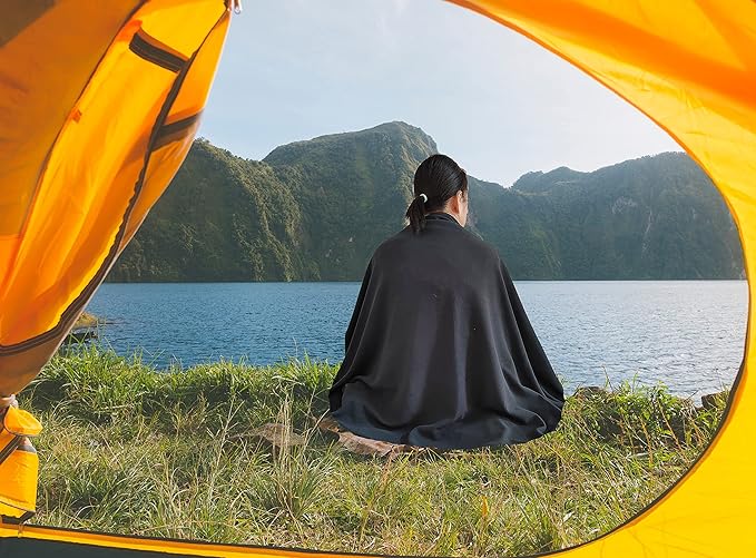 Sleeping Bag Liner, Camping Sleep Sack Travel Sheet Camping Blanket for Outdoor Indoor Used with Zipper
