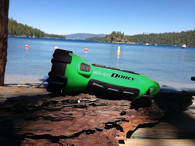 Dorcy 150 Lumen Floating Water Resistant LED Flashlight with Carabineer Clip Bundle - Blue (41-2514) and Neon Green (41-2513)