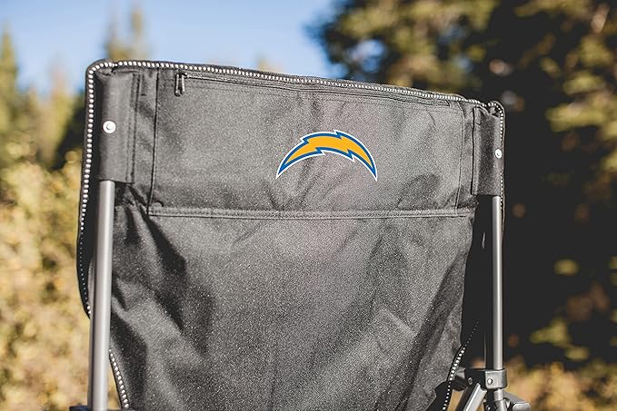 PICNIC TIME NFL Outlander Folding Camping Cooler, Heavy Duty Beach Chair