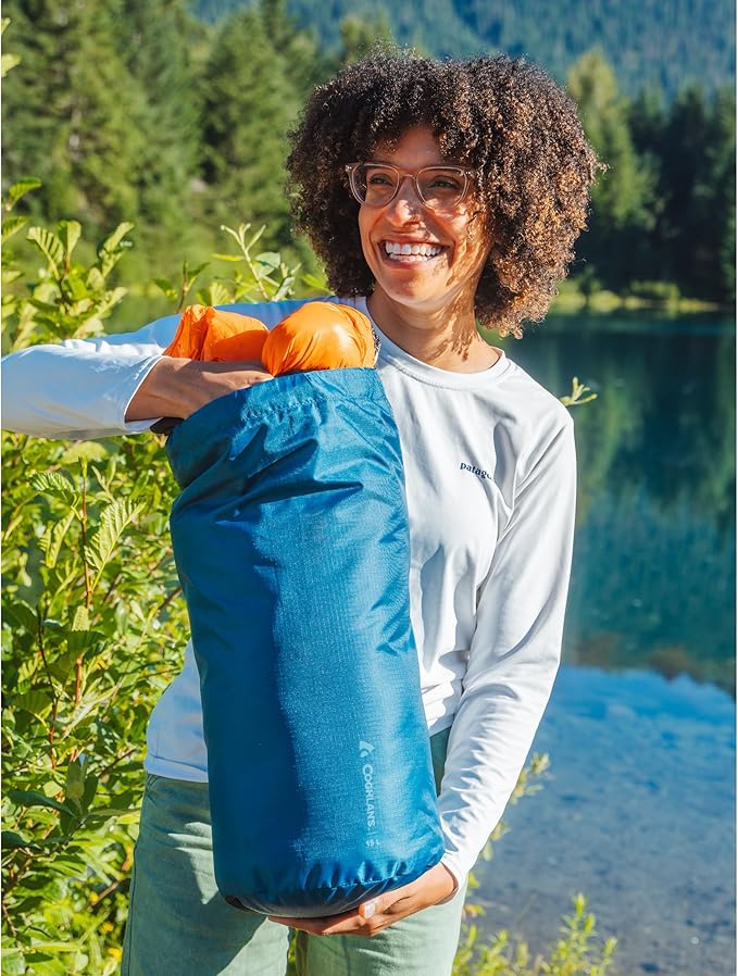 Coghlan's Stuff Bag 15L - Portable Drawstring Storage Sack for Camping, Travel, Gear Organization - Lightweight, Water-Resistant Ripstop Fabric Outdoor Storage Sack for Backpacking, Hiking,and More