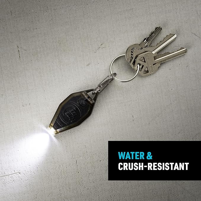 Nite Ize Radiant Rechargeable Microlight - Rechargeable Keychain Flashlight with LED Light - Microlight for Travel, Camping, Car Key Keychain & House Key Keychain - 12 Lumen Light