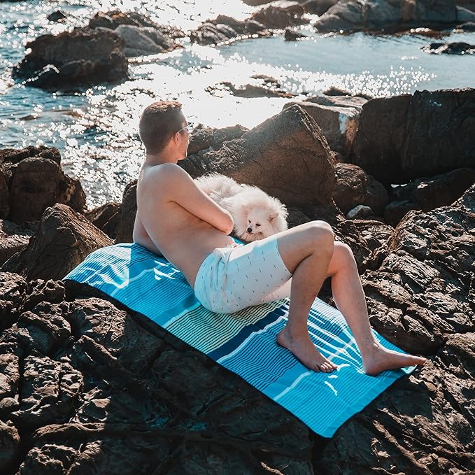 4Monster Microfiber Beach Towel Quick Dry,Super Absorbent Lightweight Travel Towel for Swimmers, Sand Free Camping Towel, Beach Towels for Pool, Swim, Water Sports,Yoga,Gym,Backpacking