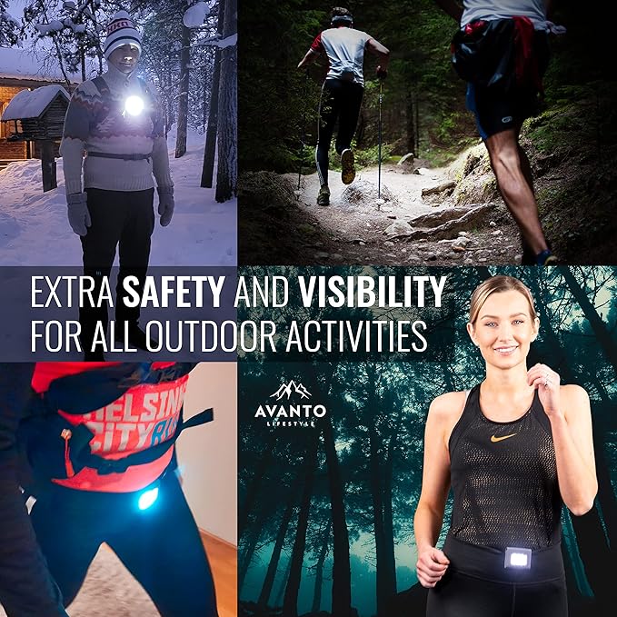 Clip On Flashlight PRO, Original, 300Lumen LED Light, 2-3h Usetime, Rechargeable Night Running Lights for Runners, Dog Walking Light for Night Walking, Running Flashlight