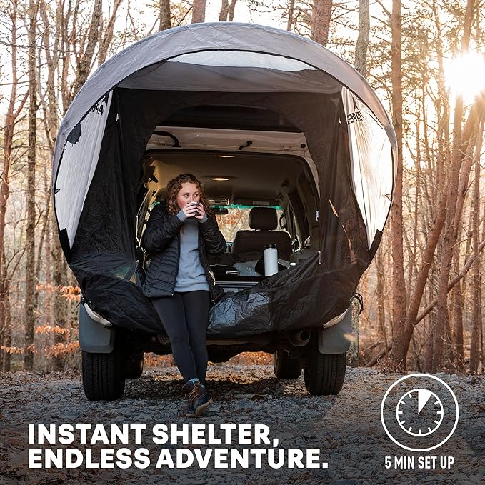 Napier Sportz Cove | Fits Small to Large SUVs | Easy 5-Minute Setup | Sun Protection & Privacy Shelter for Camping, Tailgating, Road Trips