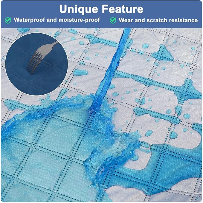 ICOSY Picnic Blankets Beach Blanket, Waterproof Outdoor Blanket Sandproof Picnic Camping Mat Camping Essentials 78" x 59"