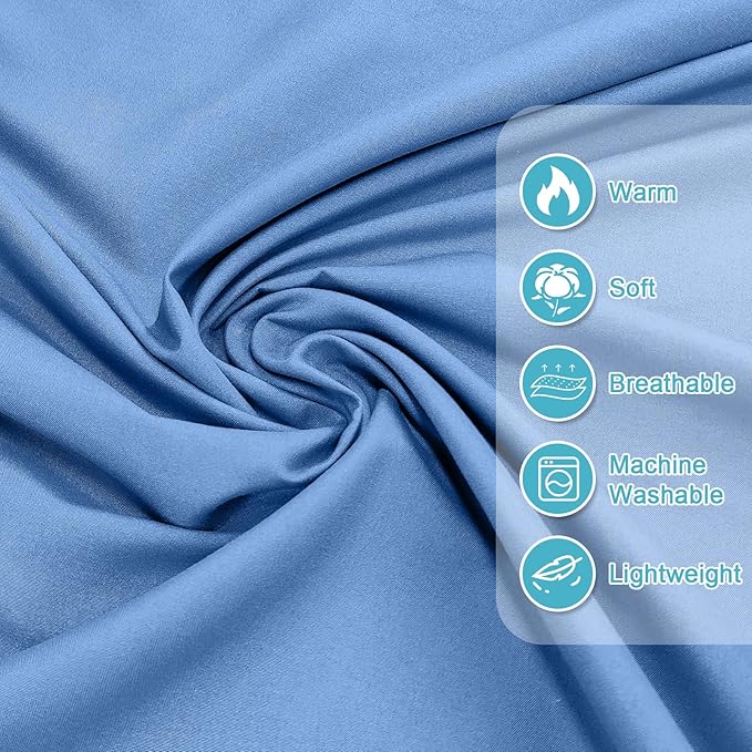 Sleeping Bag Liner, Sleep Sack Travel Sheets, Two-Way-Zipper Expose Feet Separately, Portable Single Camping Sheet for Hotel,Hostels,Business Trips