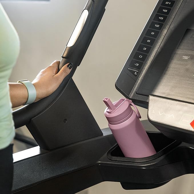 Hydrapeak 32oz Sport Insulated Water Bottle with Straw or Chug Lid, Leak & Spill Proof, Keeps Drinks Cold for 24 Hours, Hot for 12 Hours, Premium Stainless Steel Water Bottles (32oz, Modern Blue)