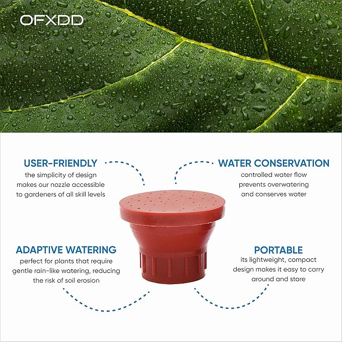 6 Pcs Bottle Top Waterers - Portable Dog Shower Outdoor - Bottle Cap Sprinkler - Bottle Shower Head for Road, Travel, Camping & Hiking, Plastic