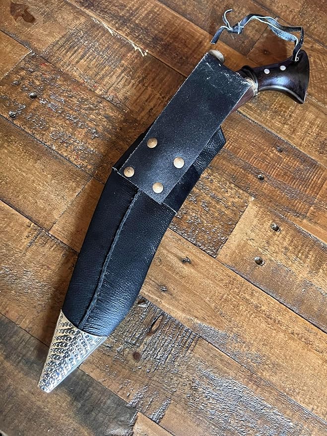 12" Blade World War I Historic Kukri - Hand Forged Full Tang Blade Khukri - Traditional Authentic Outdoor Kukris - Handmade in Nepal