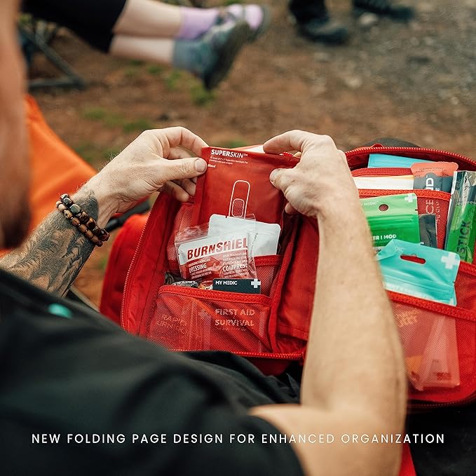 MY MEDIC MyFAK PRO Ifak First Aid Kit - 140 Life Saving Trauma and Medical Items - HSA FSA Eligible Survival Kit for Camping or Your Car - Black