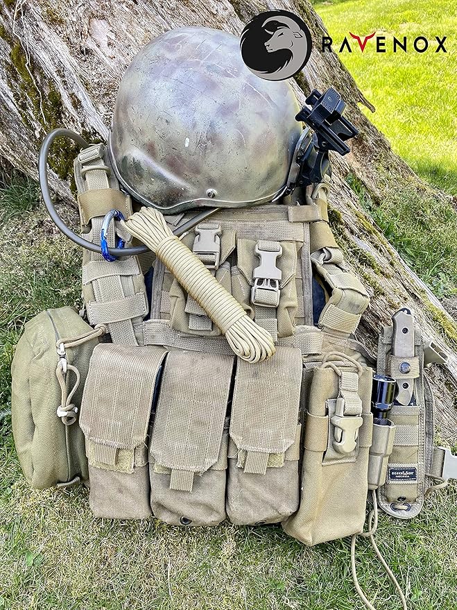 Ravenox Type III 550 Paracord | Genuine Military 550 Cord (Gold)(100 Feet)| 7 Inner Strand, 100% Twisted Nylon Cordage | Parachute Cord Rope for Military, Survival, Outdoor Recreation | Made in USA