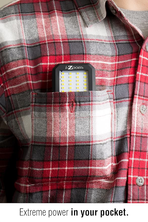 Versa Smart Utlility Light - 900 Lumens Extreme Brightness - 60 SMD Work Light - 4 LED Flashlight - for Camping, Emergency Kit, Auto and Home Repair.
