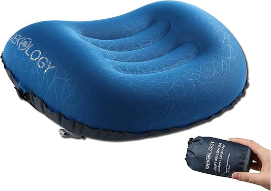 Trekology Aluft 2.0 Ultralight Inflatable Camping Travel Pillow: Small in Size, Big on Comfort