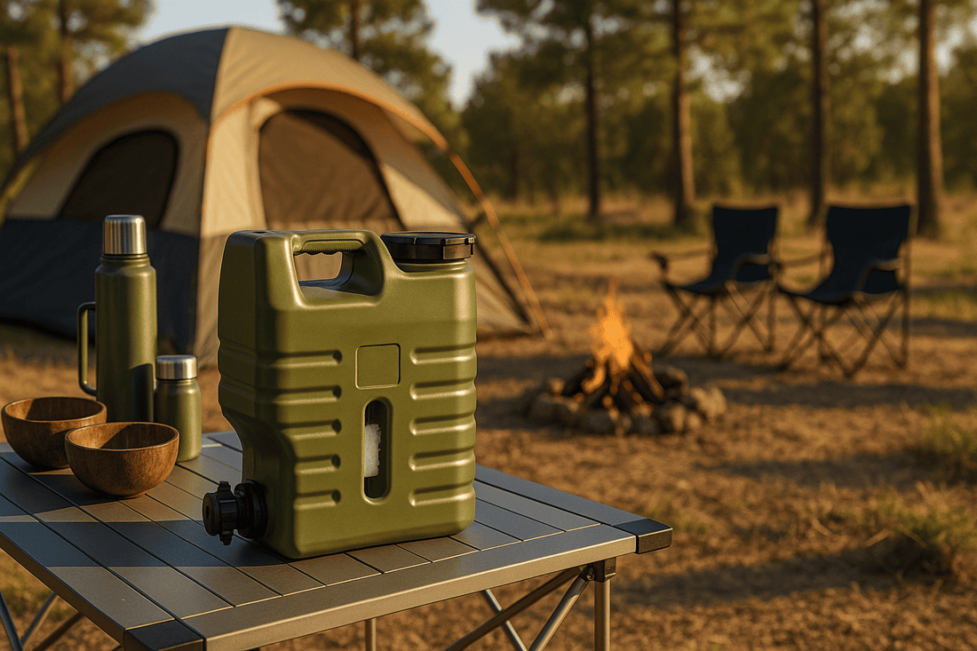 Stay Hydrated on Every Adventure: 3.2 Gallon Camping Water Jug with Spigot