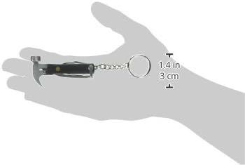 Kikkerland KR13-BK Wood Mini Hammer Multi Tool, Black