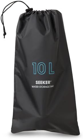 Hydrapak Seeker - Collapsible Water Storage (10L/335oz) - BPA & PVC Free Camping Hydration Reservoir Bag- Mammoth