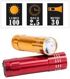 KunHe 120 Pack Small Mini Flashlights for Kids Bulk with Batteries Cheap LED Flash Lights for Party Favor Camping Halloween