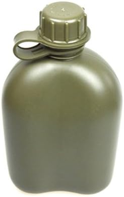 Rothco Genuine G.I. 3 Piece 1 Quart Plastic Canteen (Olive Drab)