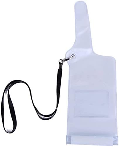 Lsgoodcare 5Pcs Portable Two Way Radio Waterproof Rainproof Bag Case Pouch White Compatible with Motorola Kenwood Midland UV 82 BF 888S UV-5R Walkie Talkie Radio