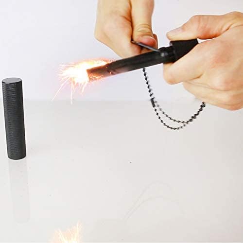 The Friendly Swede Magnesium Fire Starter Kit, Firestarter, Flint and Steel Fire Starter Kit, Camping Fire Starter, Fire Steel, Flint Striker (Extra Large Ferro Rod)