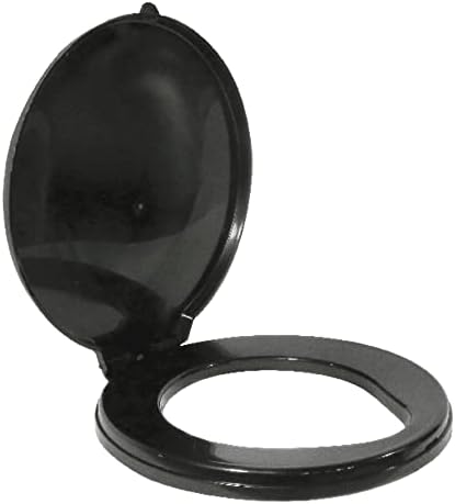 Flip-Top Portable Snap-on Toilet Seat (Commode NOT included) - Use with RESTOP Commode or Standard 5-Gallon Bucket
