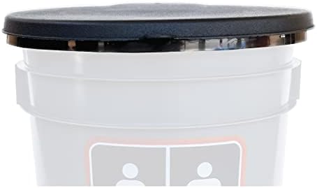 Flip-Top Portable Snap-on Toilet Seat (Commode NOT included) - Use with RESTOP Commode or Standard 5-Gallon Bucket
