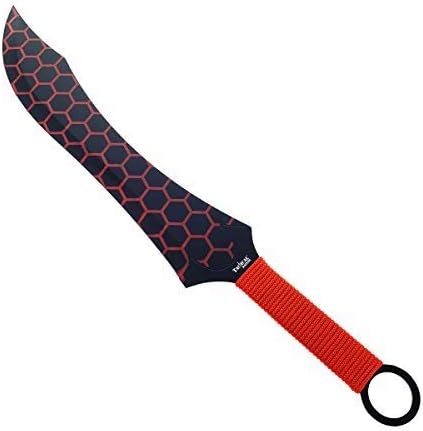 Fantasy Fixed Blade Machete with Nylon Carrier. for Camping, Collections, Outdoor Sports, Gifts