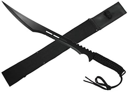 Fantasy Fixed Blade Machete with Nylon Carrier. for Camping, Collections, Outdoor Sports, Gifts