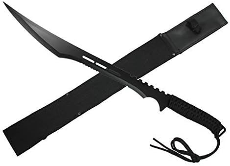 Fantasy Fixed Blade Machete with Nylon Carrier. for Camping, Collections, Outdoor Sports, Gifts