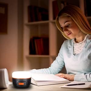 LED Camping Lantern Rechargeable,stepless dimming,waterproof,top quality outdoor Emergancy,perfect choice for Hiking,Home or Car and reading. (Bronze)