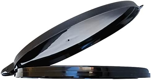 Flip-Top Portable Snap-on Toilet Seat (Commode NOT included) - Use with RESTOP Commode or Standard 5-Gallon Bucket