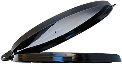 Flip-Top Portable Snap-on Toilet Seat (Commode NOT included) - Use with RESTOP Commode or Standard 5-Gallon Bucket