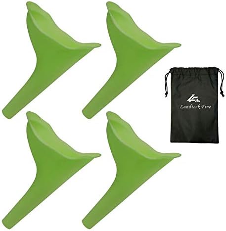 Female Urination Device Travel Camping Outdoor Standing Pee Reusable Urinal Women Funnel Portable Urine Urinary 4 PCS