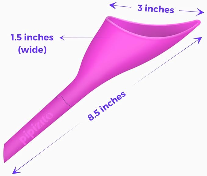 Female Urinal Device with Portable Potty for Adults/Reusable - Urinal for Women, Camping Necessities and Outdoor Activities, Freedom Funnel, Pee Funnel for Women, Standing Up to Pee Funnel